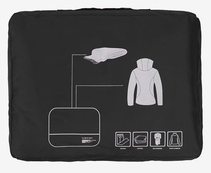 Packing Cubes Set Travel Luggage Organizers Suitcase Lightweight Accessories Black