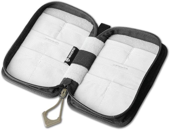 WANDRD Memory Card Case - Durable SD, Micro SD Card Holder for Creators | Camera Accessories & Electronics Organizer for Travel (Yuma Tan)