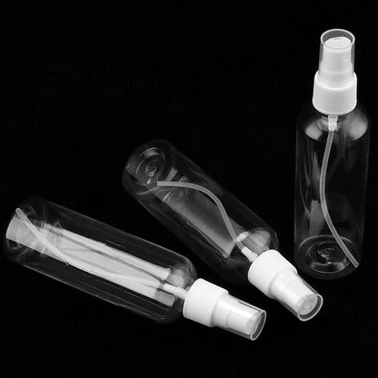 SINJEUN 30 Pack Clear Plastic Spray Bottles with Caps, 4 oz Spray Bottles Mist Sprayer, Refillable Empty Fine Mist Spray Bottle Mini Travel Size Spray Bottles, Leak Proof and BPA-Free