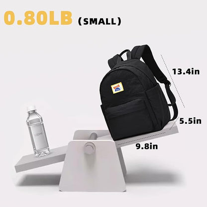 willikiva Kids Backpack for School Boys Girls Teens Toddler Backpack Waterproof Kindergarten Preschool Elementary Bookbag Children Travel Bag(Black,Small)