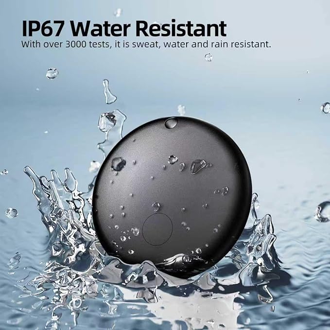 Air Tracker Tags 4 Pack, Seamlessly Works with Apple Find My (iOS Only),Multi-Use Item Finder for Keys/Wallets/Luggage/Backpacks/Suitcases–Organize & Secure Your Essentials (Not for Android)