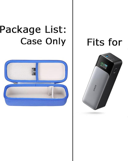 Hard Storage Case for Anker 737 Power Bank (PowerCore 24K) and Anker 715 Charger (Nano II 65W) Combo-Tourmate