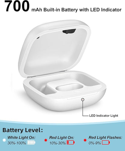 Charging Case Replacement for Powerbeats Pro: Beats Earbuds Charger Case with Bluetooth Pairing Sync Button, 700mAh Battery, Earbuds Not Included