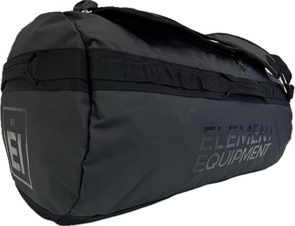 Element Equipment Trailhead Duffel Bag Shoulder Straps Waterproof Black/Black Small
