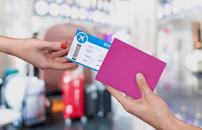 Hot Pink RFID Genuine Leather Passport Wallet