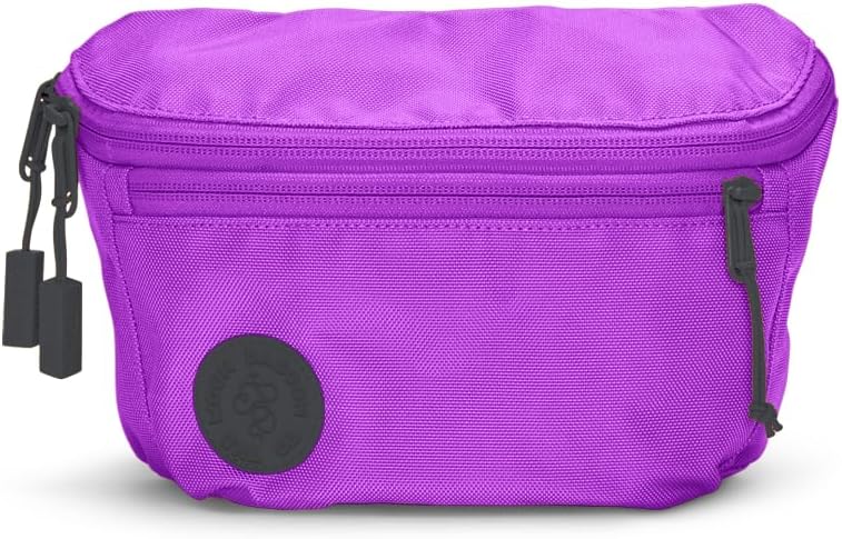 Baboon to the Moon Fanny Pack - Trendy, Compact, Water-Repellent Waist Bag in Multiple Colors and Sizes for Men and Women (Electric Purple, Full Size (3L))