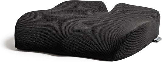 | Ergonomic Seat Cushion- Car Seat Cushion/Office Desk Accessories| Chair Cushions for Dining Chairs-Home Office Chairs- Supporting Other Sciatica Pain Relief Devices (Black, Standard)
