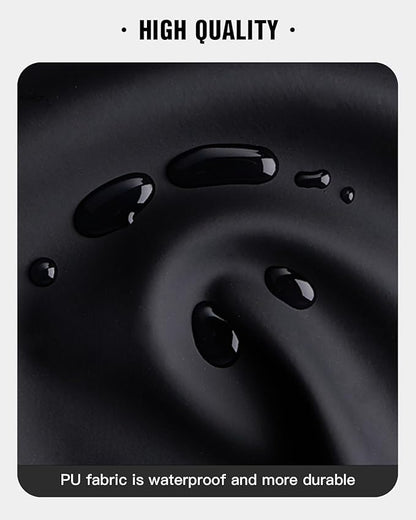 EACHY Travel Toiletry Bag with Hanging Hook, Portable Makeup Cosmetic Bags for Women, Water-Resistant Full-Size Travel Accessories (Black)