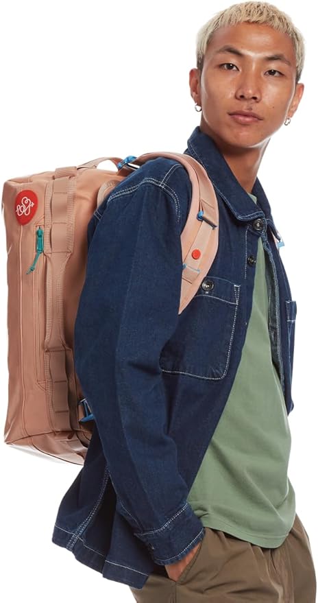 Baboon to the Moon Go-Bag Mini Duffle Bag - Detachable Straps, Stylish, Compact, TSA Approved Carry On Travel Duffel Bag in Multiple Colors, Durable, Water Resistant for Men and Women (Maple Sugar)