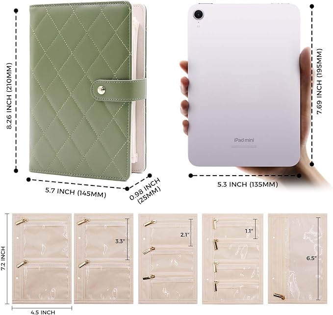 Travel Jewelry Organizer Case,Portable Jewelry Organizers Storage Book, Compact Jewelry Roll for Earrings, Rings, Necklaces - Perfect Jewelry Travel Bag for Women