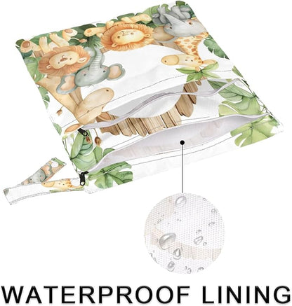 Laundry Shoe Bag,Shoe Washing Machine Bag with 2 Set,Wet Dry Bag for Baby Diapers,Dirty Yoga Gym Cloth,Toiletries,Beach,Swimsuit,Travel,Makeup Bag