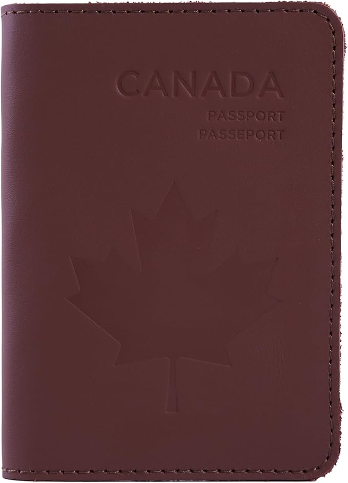 INCARNE Leather Passport Holder for Travel - Passport Case - Passport Wallet for Men - Passport Cover for Women Sleeve Protector - Travel Essentials Vacation Luggage Travel Gifts - Classic Brown