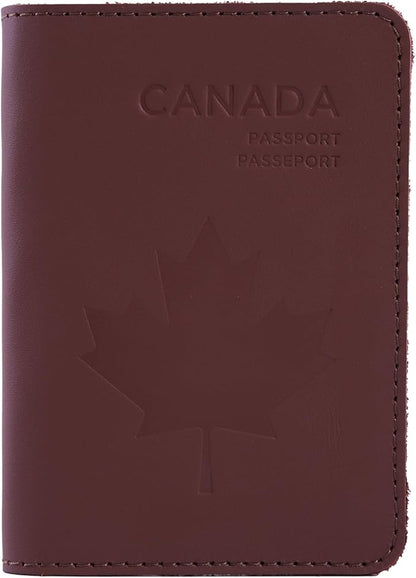 INCARNE Leather Passport Holder for Travel - Passport Case - Passport Wallet for Men - Passport Cover for Women Sleeve Protector - Travel Essentials Vacation Luggage Travel Gifts - Classic Brown