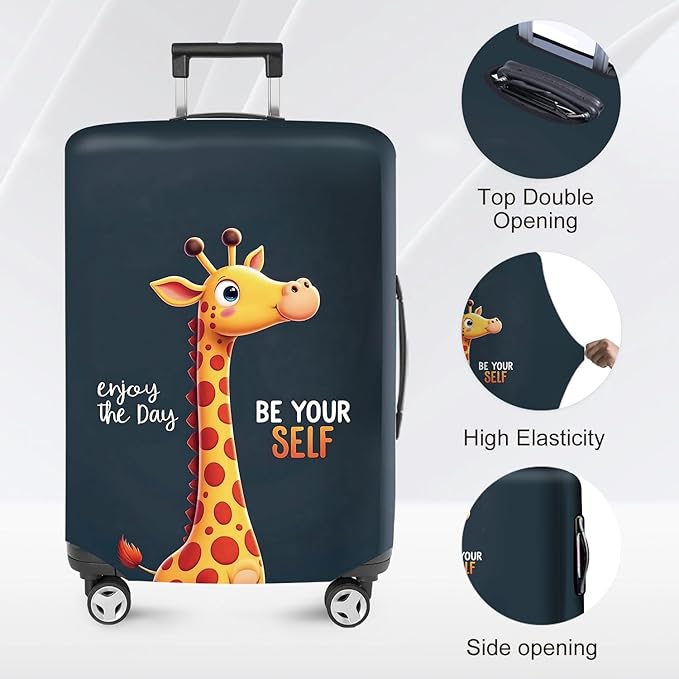 ANNA QUEEN Travel Luggage Cover Suitcase Protector Suitcase Cover Anti-Scratch,Stretchable Luggage Travel Bag Cover Washable