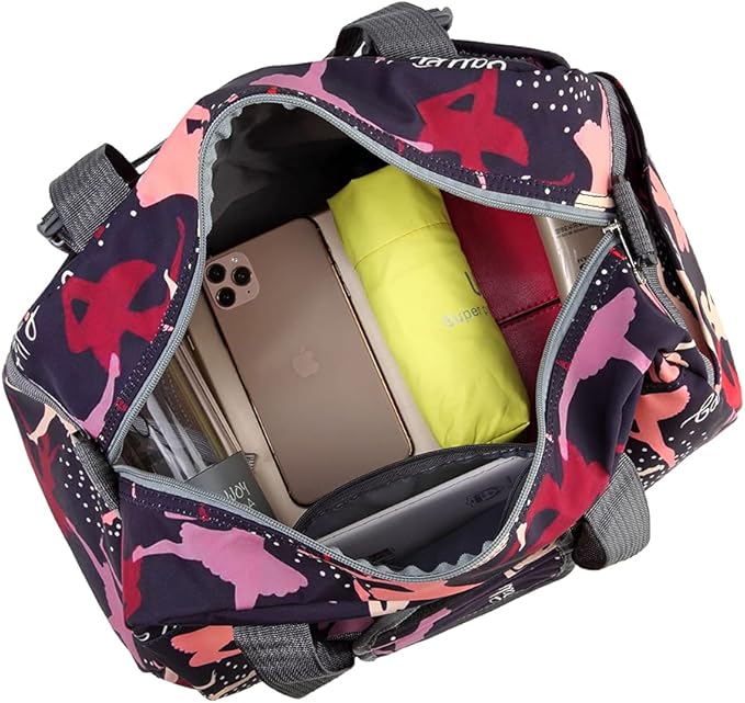 Small/Large Dance Duffle Bag For Girls Sport Gym Bags For Women Yoga Bag (Colorful, Large)