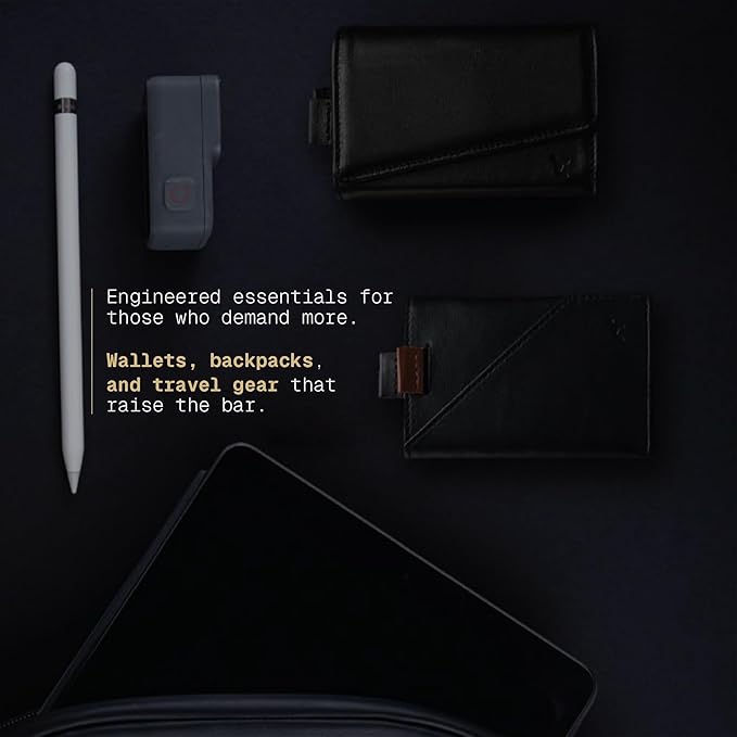 The Frenchie Co. - Speed Cardholder - Minimalist Front Pocket Wallet - Quick-Access Ultra-Slim RFID Blocking - Full-Grain Italian Leather, Holds up to 6 Cards