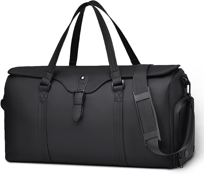 Travel Bag for Men Women, Duffle Bags for Travel with Shoe Compartment Weekender Overnight Carry On Bag with Dry Wet Separated Pocket Personal Item Bag for Gym Trip Workout