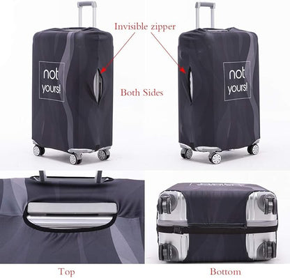TRAVELKIN more than travel Luggage Cover Washable Suitcase Protector Anti-scratch Suitcase cover Fits 18-32 Inch Luggage