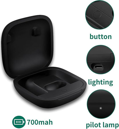 Charging Case Replacement Compatible for POWERBEATS PRO Wireless Earbuds (Not Include Earbud) Type-C Protective Case Bluetooth Pairing Sync Button