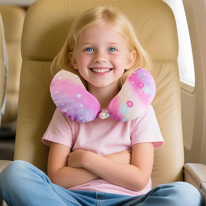 AGSDON 5 Piece Kids Luggage Set for Girls, Cute Rolling Wheels Suitcase for Toddler, Children Travel Carry on Suitcase - unicorn