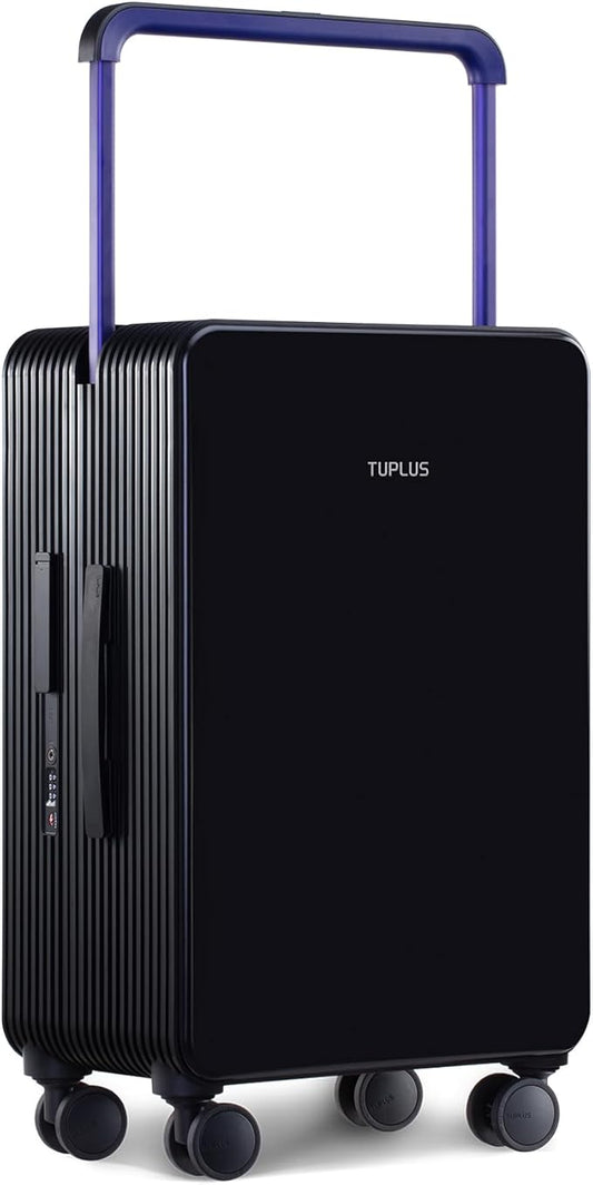 TUPLUS Suitcase ABS Hard Shell Luggage with 4 Spinner Wheels Hold Check in Travel Case, Balance Series