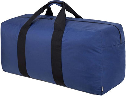Vorspack Extra Large Duffle Bag for Travel - 150L Duffel Bag for Men Gear Bag for Storage Foldable Weekender Bag for Overnight Camping - Blue