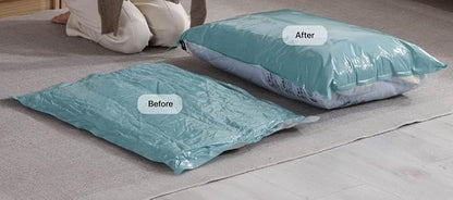 NeatNest 6 Pack Mixed Vacuum Storage Bags Set – Includes Roll-Up, Flat & Cube Bags in Multiple Sizes for Travel & Home, Vacuum or Hand Press, All-in-One Space Saver Kit for Clothes & Bedding