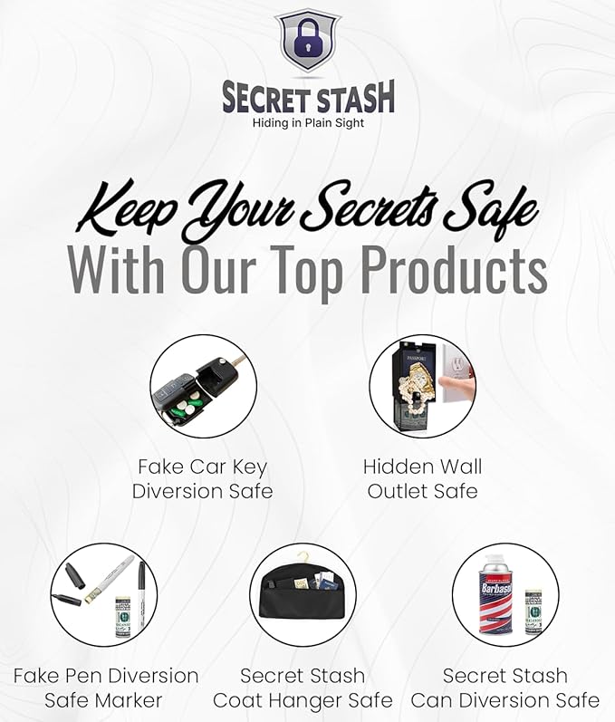 Security Money Belt with Hidden Money Pocket - Nylon Tactical Belt for Men & Women with Nonmetallic Buckle - Security Money Belt for Valuables, Cash, Passport - Cashsafe Anti-Theft Wallet, Large