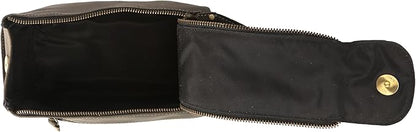 KomalC Premium Buffalo Leather Toiletry Bag for Men & Women – Leather Dopp Kit With Water resistant Lining, Premium Toiletry Travel Pouch, Unisex Wash Bag for Toiletries, Gifts for Men and Women