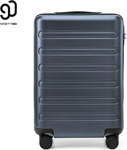 NINETYGO Carry On Luggage 22x14x9 Airline Approved, 20 Inch Luggage with Smooth Double Spinner Wheels, Hard Shell PC+ABS Suitcase Carry-On, Lightweight Travel Luggage, TSA Approved (Grey, Andes)