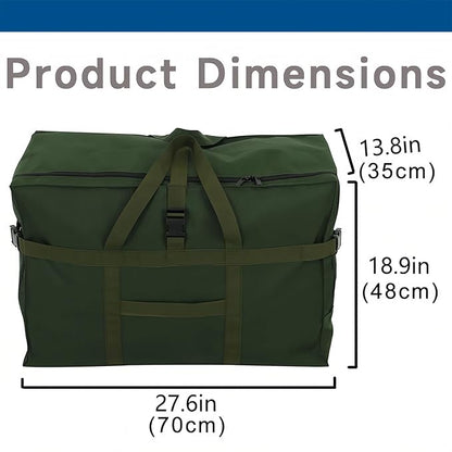 Arxus Large Duffel Bag, Waterproof Carry on Weekend Overnight Storage Bag over Luggage for Airline, Travel, Camping, Moving