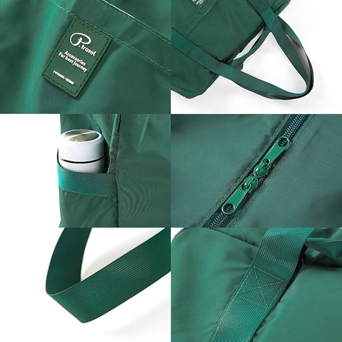 VanFn Foldable Travel Duffel Bag, Sports Duffels Gym Bag, Rainproof Nylon Totes, Sports Shoulder Handbag, Lightweight Duffle Bags For Women & Men, Outdoor Weekend Bag, P.Travel Series