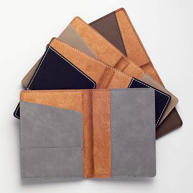 Personalized Passport Cover with Name - Dark Brown, Personalized Passport Case, Custom Passport Holder