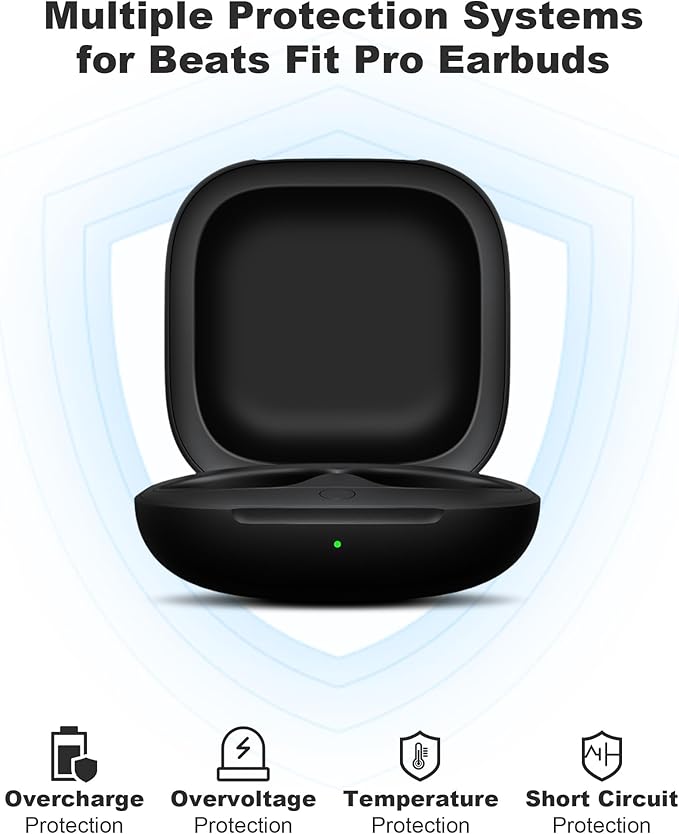 Charging Case Replacement for Fit Pro – Wireless Charger Case with Bluetooth Pairing Button, 700mAh Battery, Earbuds Not Included