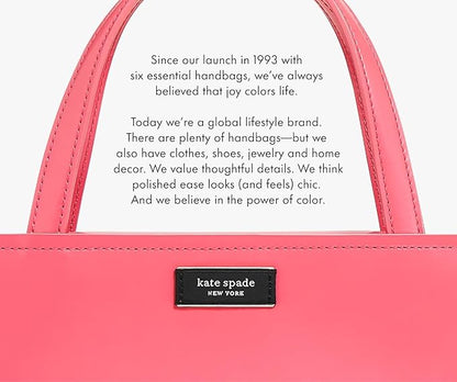 Kate Spade New York Cute Luggage Tag for Women, Durable Vegan Leather Suitcase Tag, Unique Luggage Identifier, Modern Leopard