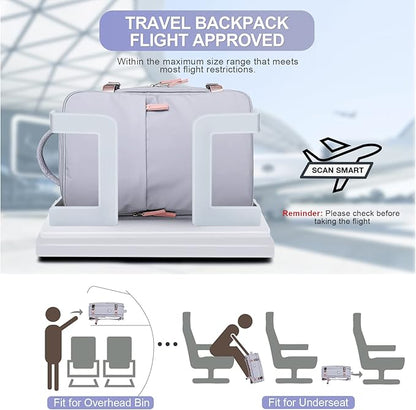 Travel Backpack For Women Airline Approved Carry On Backpack Flight Approved Waterproof Sports Luggage Backpack Casual Daypack Small Hiking Backpack