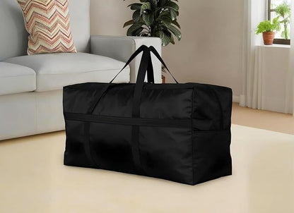 Extra Large Storage Duffle Bag with Zippers and Handles, Big Foldable Duffle Bag for Travel