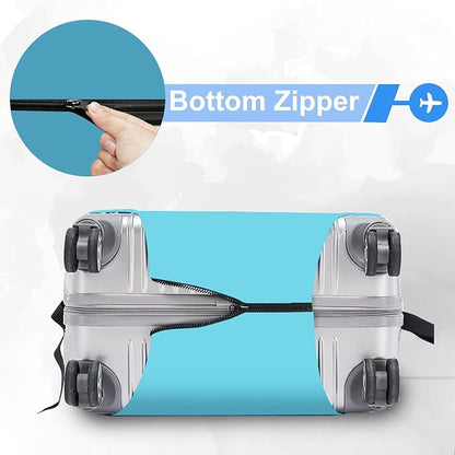 ANNA QUEEN Travel Luggage Cover Suitcase Protector Suitcase Cover Anti-Scratch,Stretchable Luggage Travel Bag Cover Washable
