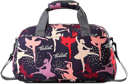 Small/Large Dance Duffle Bag For Girls Sport Gym Bags For Women Yoga Bag (Colorful, Small)