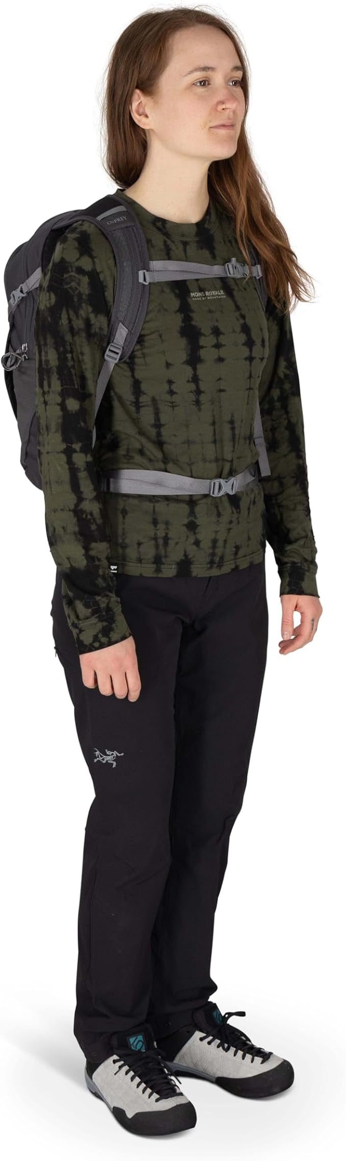 Osprey Daylite Plus Commuter Backpack - Lightweight, Everyday Pack with Laptop Sleeve and Water Bottle Pockets - Ideal for Work, School, and Travel with Versatile Storage, Soundwave Grey/Latte Brown