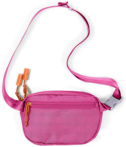 Baboon to the Moon Fanny Pack - Trendy, Compact, Water-Repellent Waist Bag in Multiple Colors and Sizes for Men and Women (Raspberry Fizz, Mini (1.5L))