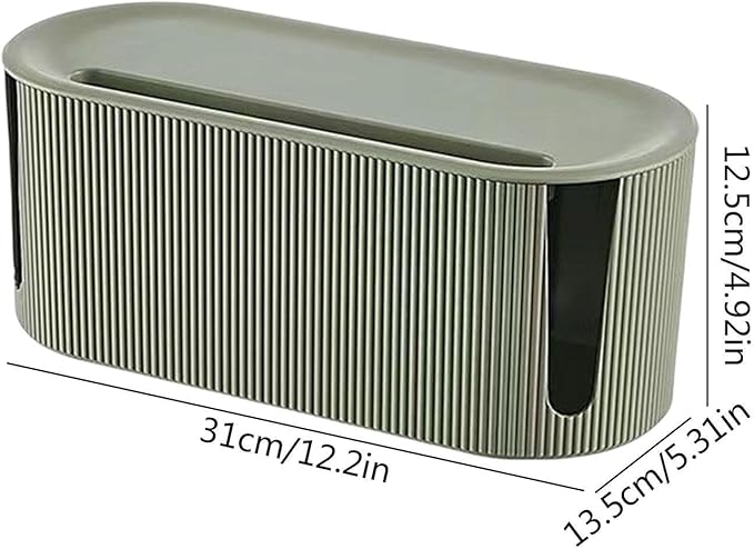 Desktop Wire Organizer Box | Cable Management Case | Wire Cable Anti Dust Management Socket for Living Room