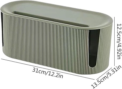Desktop Wire Organizer Box | Cable Management Case | Wire Cable Anti Dust Management Socket for Living Room