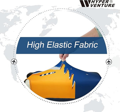 HYPER VENTURE Washable Luggage Cover - Fashion Suitcase Protector Fits 31-32 Inch Luggage (Lighthouse, XL)