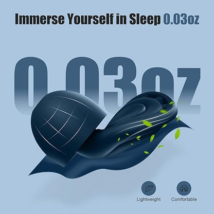 Ear Plugs for Sleeping Noise Reduction, Beinkap Reusable Earplugs Hearing Protection for Focus, Study, Work – 6 Pair Eartips in S/M/L – Flexible Silicone Soft – 35dB Noise Cancelling - Blue