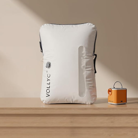 25L Waterproof Travel Vacuum Bags with Pump, Tear-Resistant Design,Lightweight Compression Storage, Durable Vacuum Seal Bags for Clothing Travel Luggage, Camping, Hiking & Road Trips