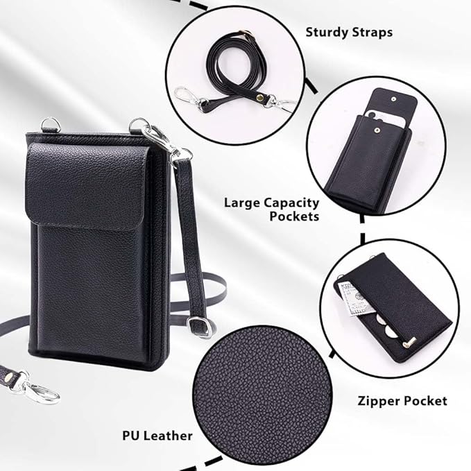 Passport Holder for Travel，Passport Holder & Neck Wallet with RFID Blocking,Hidden Neck Pouch for Travel- Holds Passports, Cards, Tickets, ID, Cash