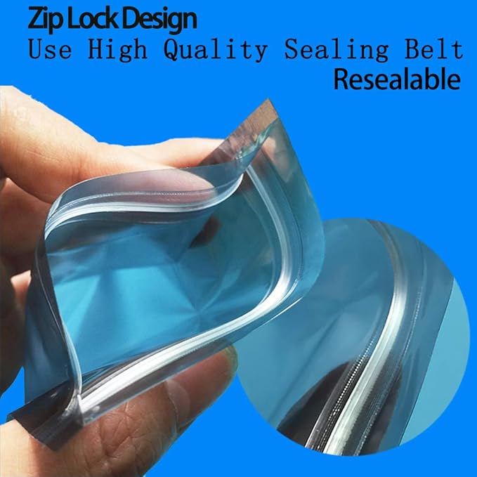 100pcs 5.9x7.87in/15x20cm Anti Static Bags,Premium ESD bags Resealable for 3.5'' SSD HDD with 100pcs Labels, Anti-static Bags for Hand Drive or Varieties of Electronic Device