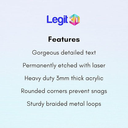 Custom Luggage Tags (3 or 6 Pack) - Personalized Unique Suitcase & Backpack Travel, Durable, Waterproof & Heavy Duty (Dark Blue)