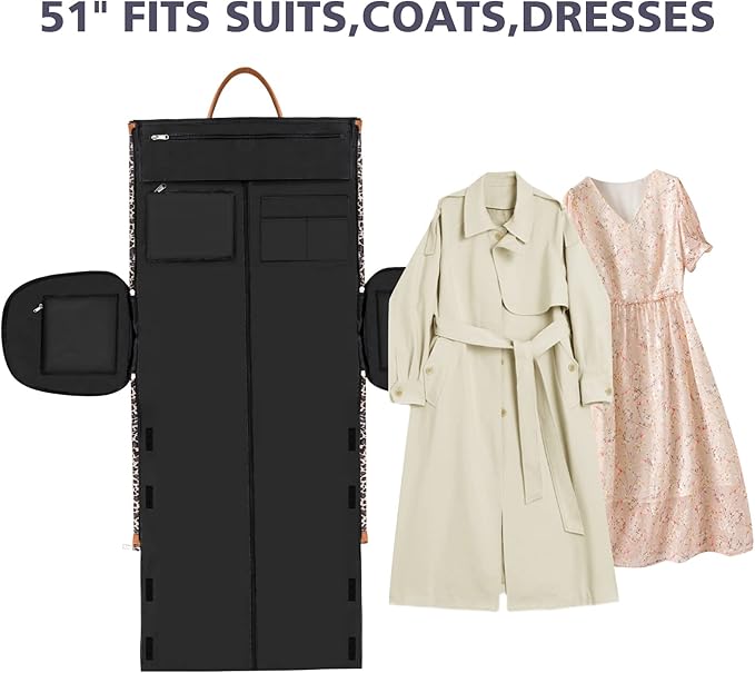 Garment Bag for Travel Convertible Carry On Garment Bag Large Travel Duffel Bags for Women 2 in 1 Hanging Suitcase Suit Travel Bags for Women & Men 3pcs Set